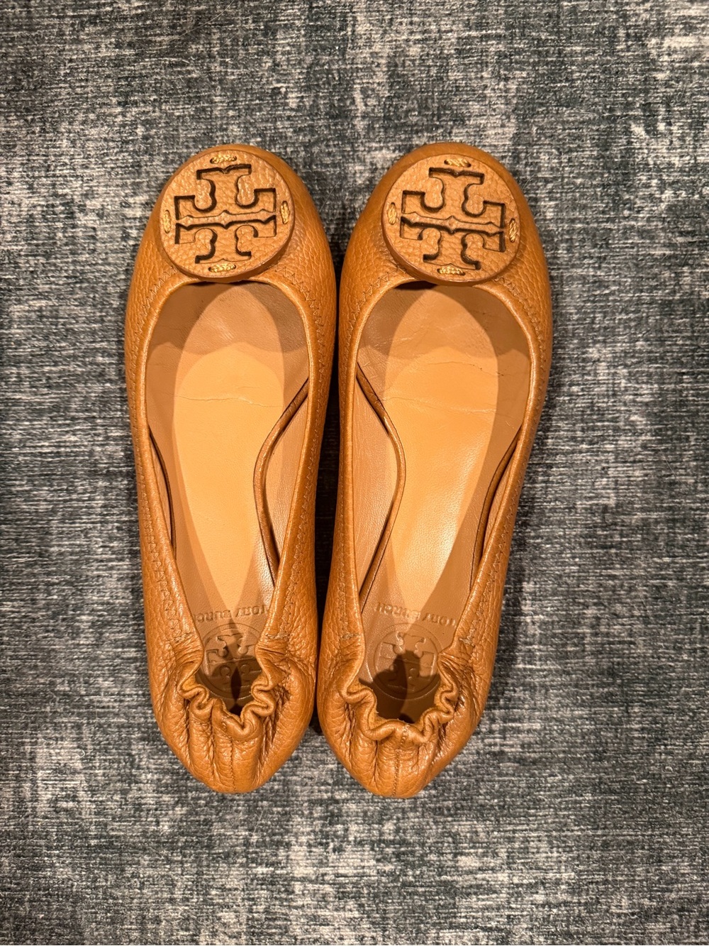 Used Tory Burch Reva Ballet Flats size 5 - Picture 5 of 6